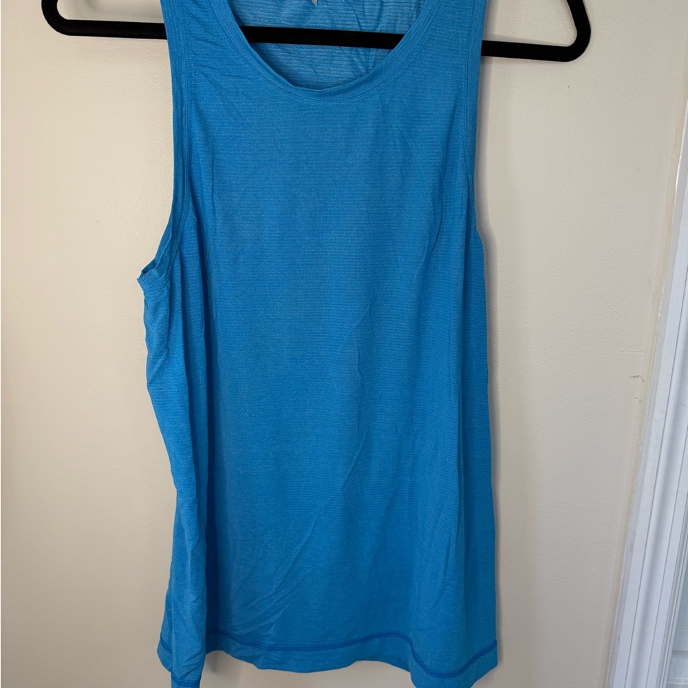Blue Sleeveless Top
